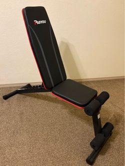 PASYOU Adjustable Weight Bench – Incline/Decline Flat Bench – Excellent Condition