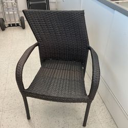 Wicker Steel Patio Chair (PROMO: Buy 4 For $99.99)