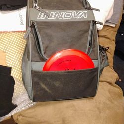 NEW Innova Disk Golf Backpack + 5 New Innova Disks