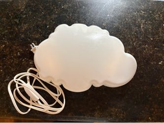 Cloud-Shaped Night Light with Bulb