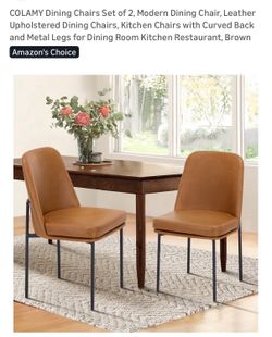 Dining chairs set of 2