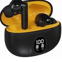 Ear Buds $20 Each Wireless Earbuds Bluetooth 5.4 with 60H Playtime, LED Power Display Charging Case, Noise Cancelling Mic, HiFi Stereo Sound, IPX4 Wat