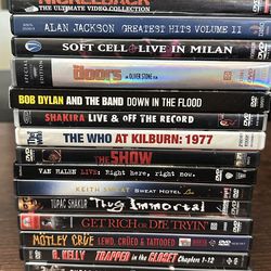 Concert DVDs  multi genre OOP
