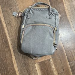 Diaper Bag With Changing Station