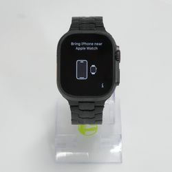 Unlocked Apple Watch Ultra 3 49MM Black Titanium Black Metal Link A3281