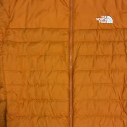Northface Men Jacket Orange size Large
