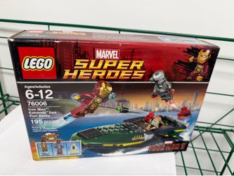 LEGO 76006 New Iron Man Extremis Sea Port Battle Marvel Super Heroes SEALED.