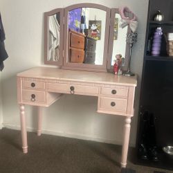 Pink Vanity Mirror 