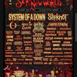 Selling One Ticket To Sick New World Concert Vegas. 