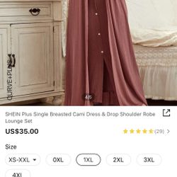 Cami Dress With Drop Shoulder  Robe 