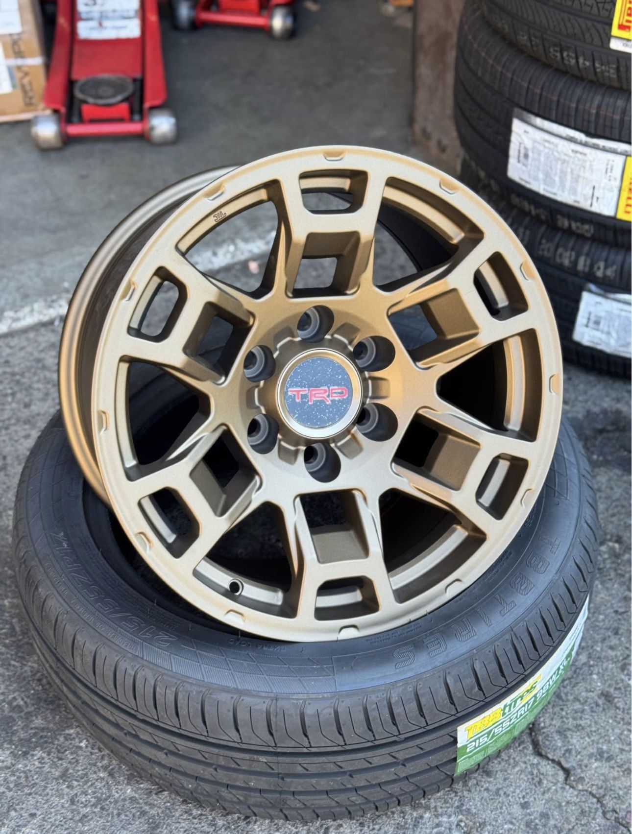 Toyota TRD Pro Style 17x9 6x139.7 +0 Toyota Tacoma 4Runner Fjcruiser Tundra GX460 GX470