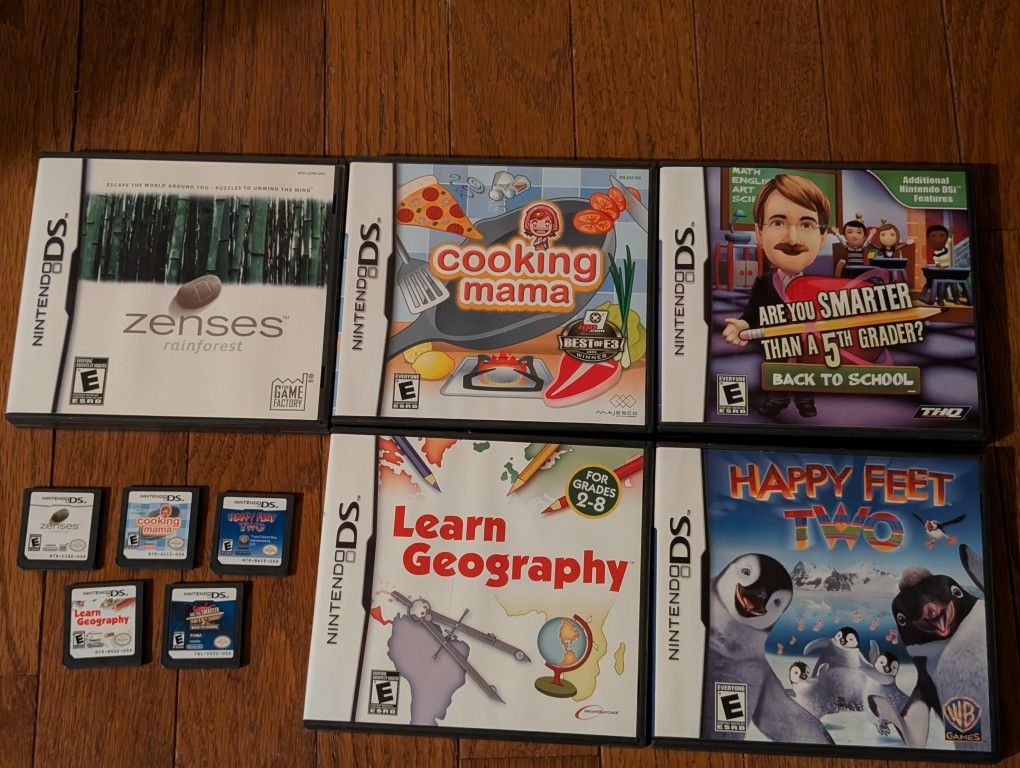 Nintendo DS Games, 5 for $20