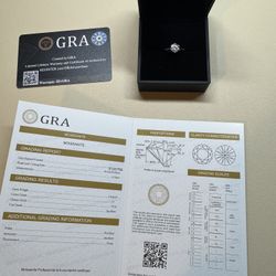 VVS1 Moissanite Engagement Ring