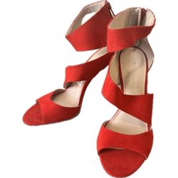 Christian Siriano Red Wine Heel - Size 8.5 Women