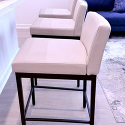 Three Fairway 26inch Cream  Bar Chair