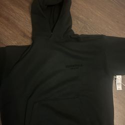 New With Tags Black Fear Of God Hoodie 