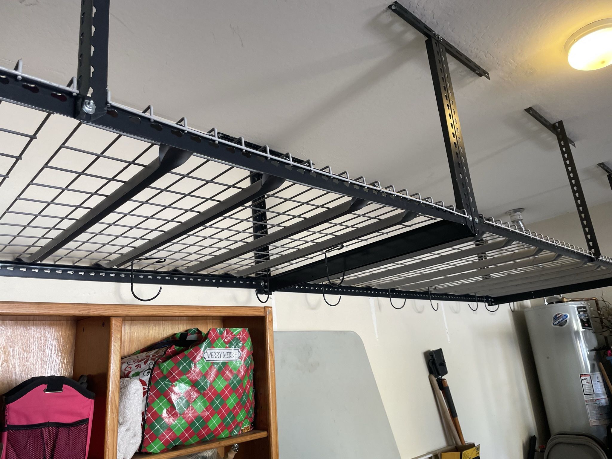 Overhead Garage Storage Rack, DIY, 3x8s $120 & 3x6s $120