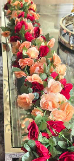 Set of 10 artificial  flower garlands