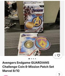 Avengers Cards and Coin set