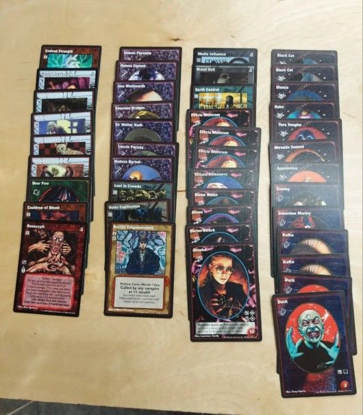 1997 IMAJICA CCG Clive Barker 1996 Vampire The Eternal Struggle Trading Cards