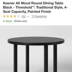 Round Dining Table 