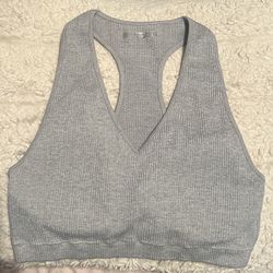 Gray Sports Bra 