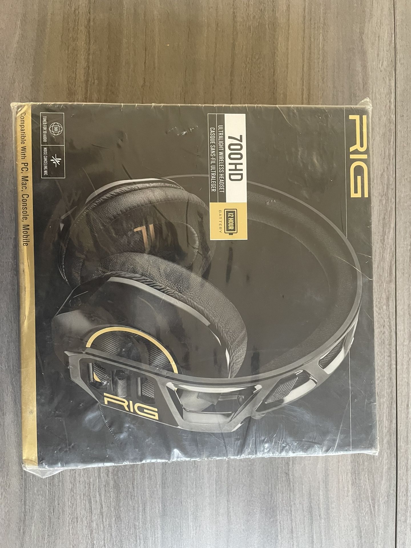 RIG 700HD Gaming Headset. Over The Ear Bluetooth Wireless Gaming Headset- BRAND NEW