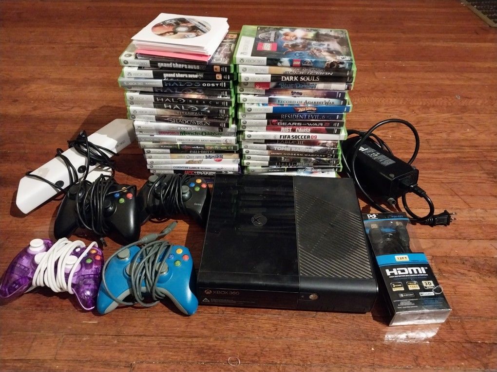 Microsoft Xbox 360 E 250GB Game Console Lot