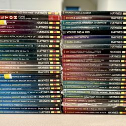 115 Haynes & Chilton Car Manuals (can buy individually)