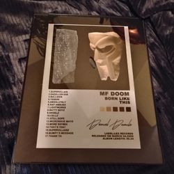 MF Doom Photo Frame GLASS 11 inch x 14 inch