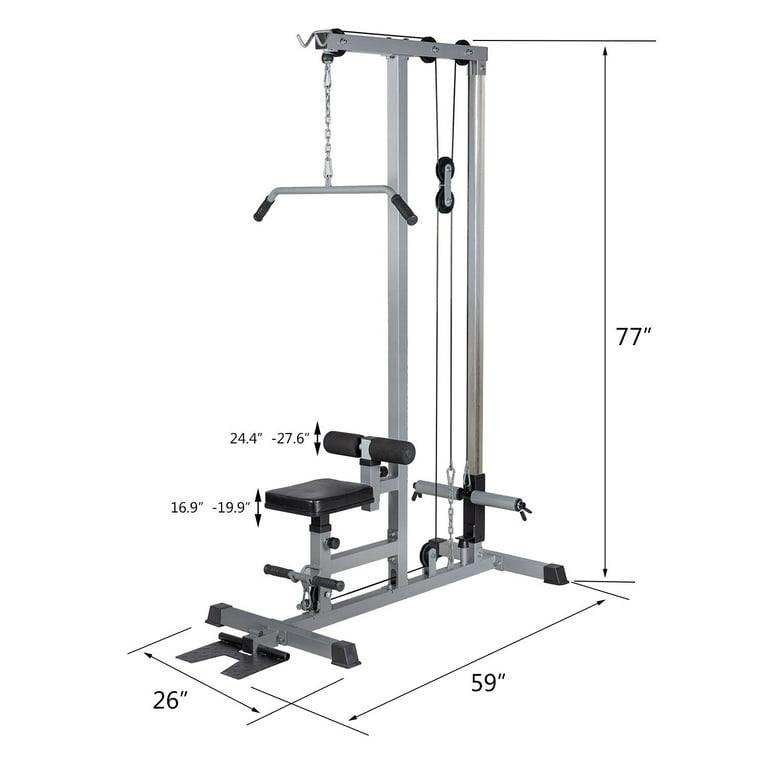 Lat pulldown machine 