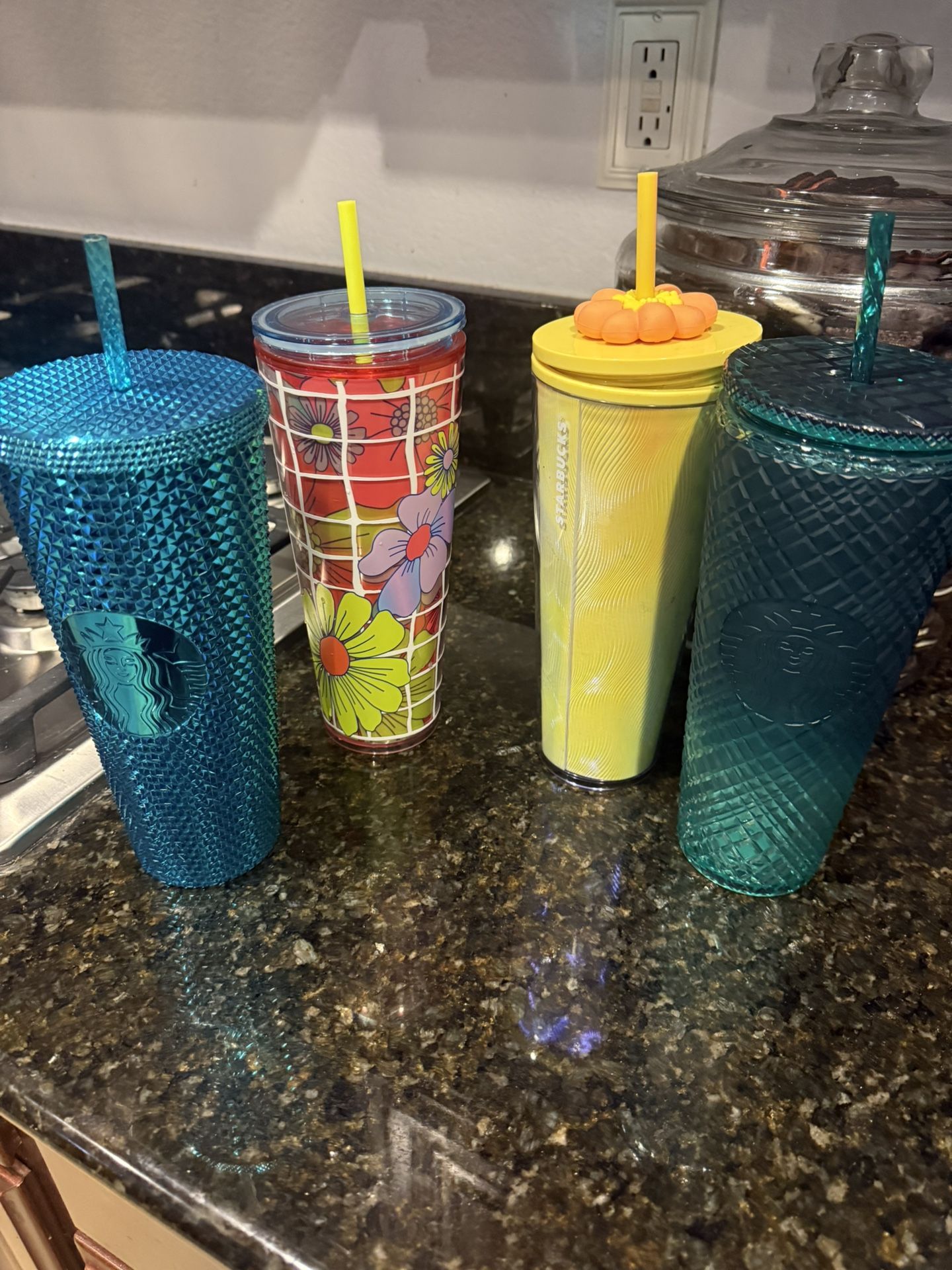 Starbucks Tumblers $15 For All.   Used Lightly. 