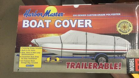 NIB (never used) Trailerable Boat Cover $60!