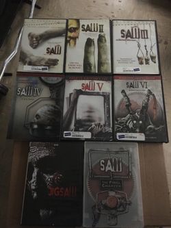 SAW dvd collection is for sale.