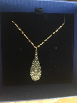 Abstract pendant necklace Swarovski