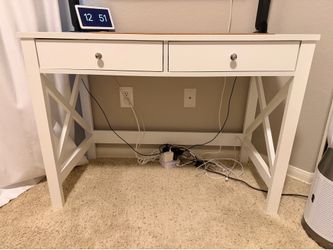 Desk with drawers