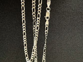 Italian Design Necklace - 24”  Sterling Silver 925 - Brand New Made In Italy