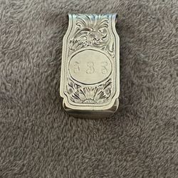 Vintage Sterling Silver Money Clip