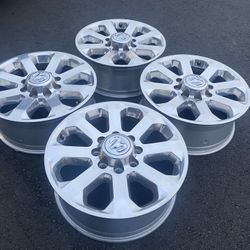 Factory 20” Polished Dodge ram 2500 8 lug wheels   