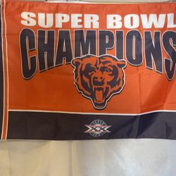 Chicago Bears Super Bowl Champions Wall Flag (3’x5’)