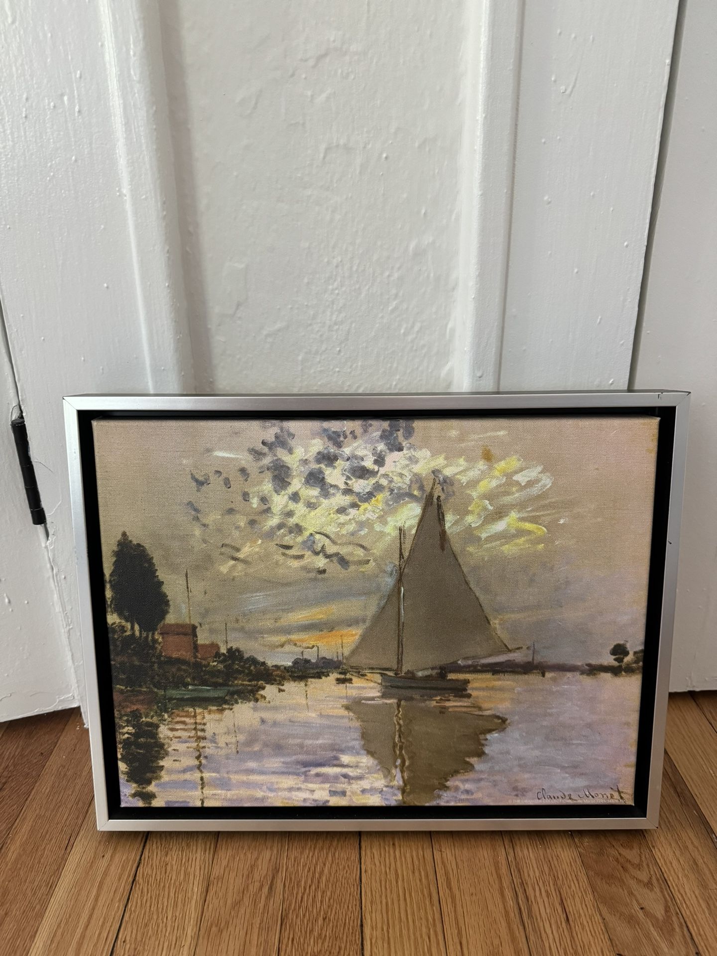 Sailboat Art Claude Monet 16x12
