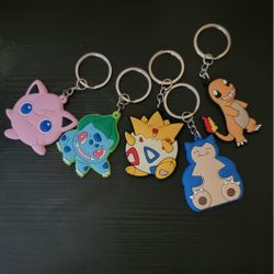 Pokemon KEYCHAINS $5 each Or $15 For All