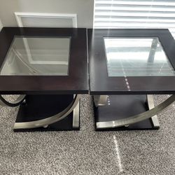 Two Living Room End Tables