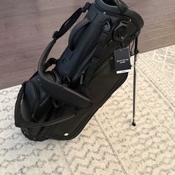 NEW SuperStroke PANTHEON OLYMPUS Stand Carry Cart GOLF BAG Black