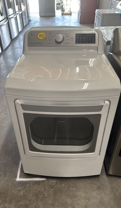 LG Front Load Dryer – Sensor Dry, White, Clean