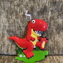 🎄 Beautiful Porcelain Dinosaur Ornament 🎄