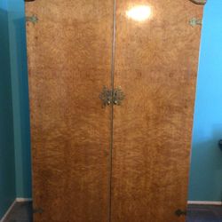 Birds Eye Maple Armoire - antique