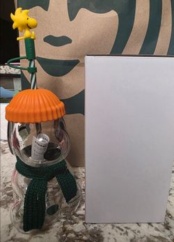 Starbucks Snoopy Glass Cup