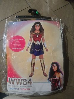WW84 Wonder Woman Girls Costume Medium 8-10