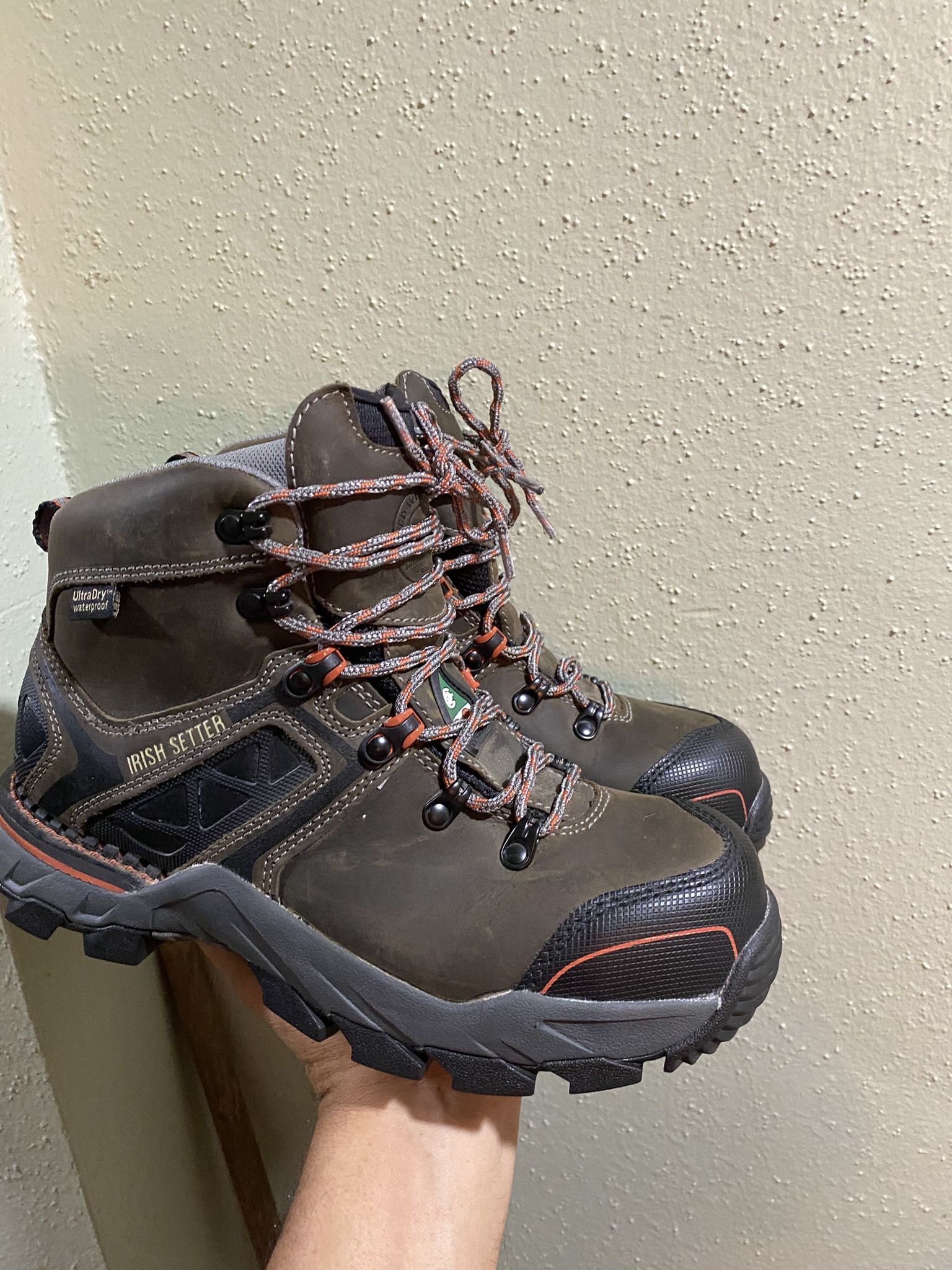 Red Wing Irish Setter Men's In Crosby Steel Toe Lace Up Work